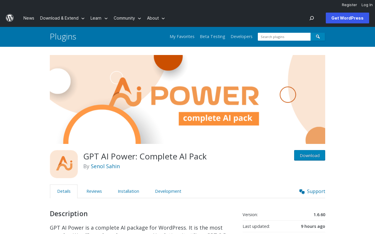 GPT AI Power product screenshot