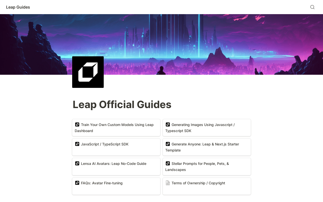 Guides.leapml.dev product screenshot