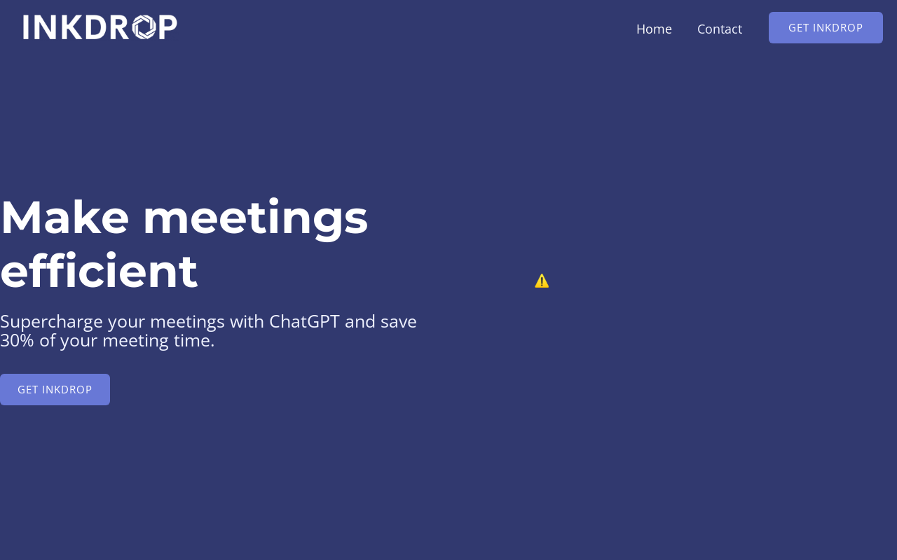Inkdrop.ai product screenshot