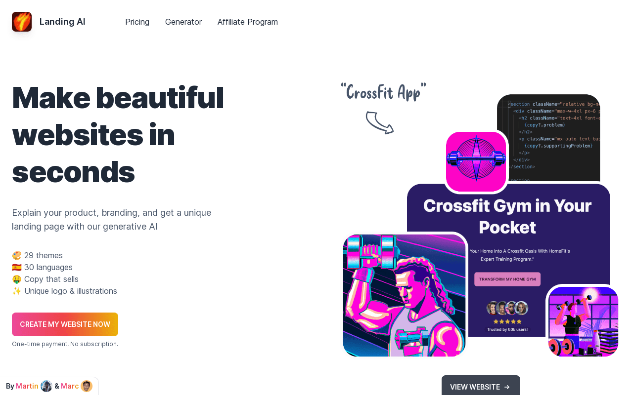 Landing AI product screenshot