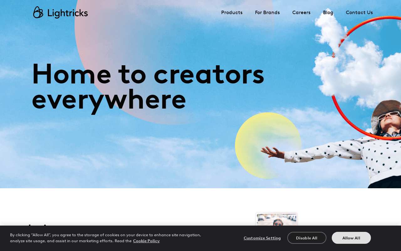 Lightricks.com product screenshot