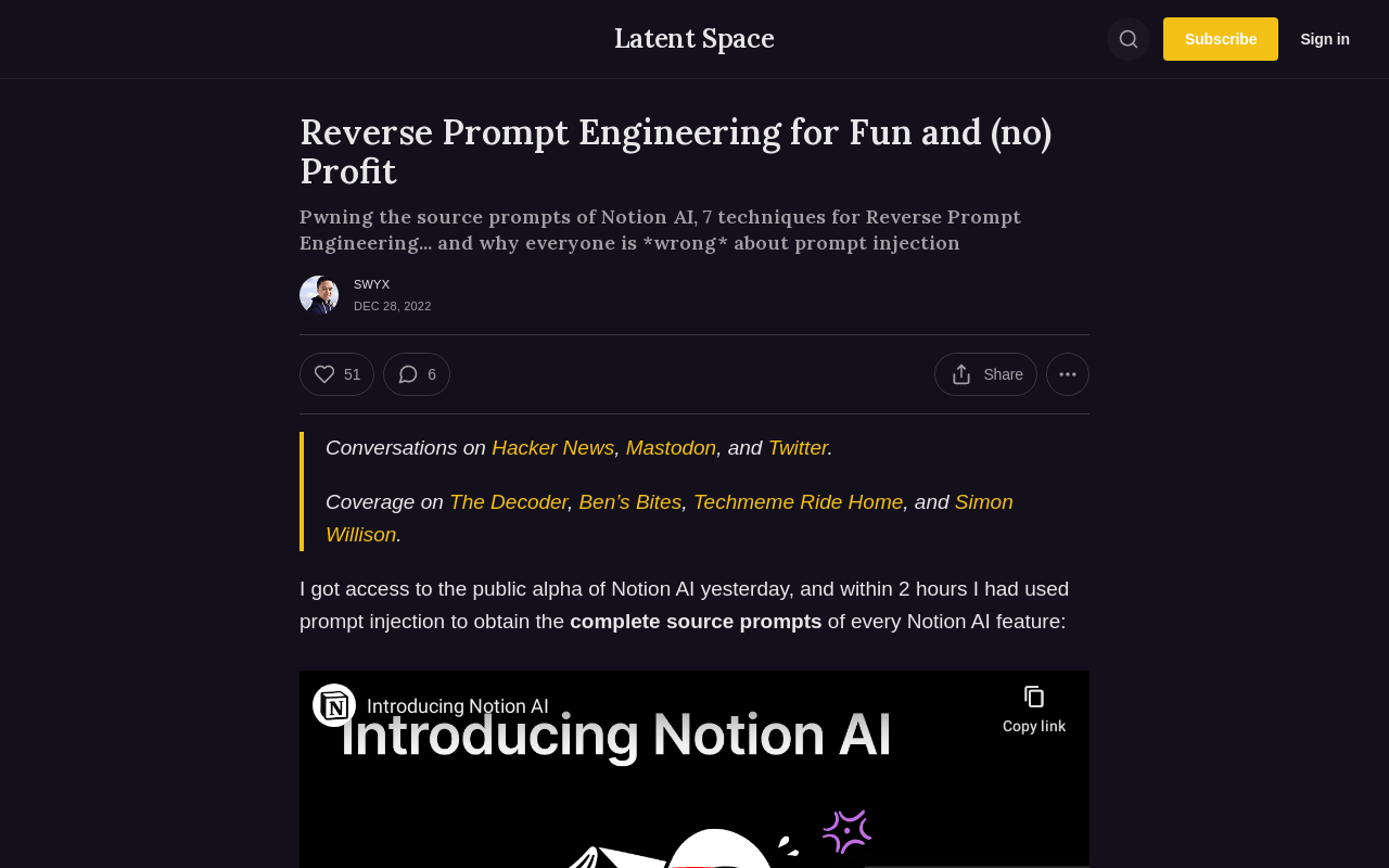 Lspace.swyx.io product screenshot