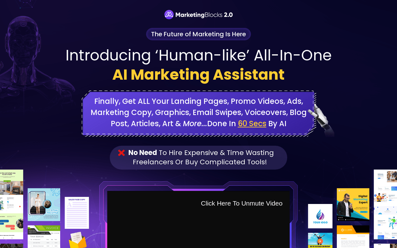 Marketingblocks.ai product screenshot