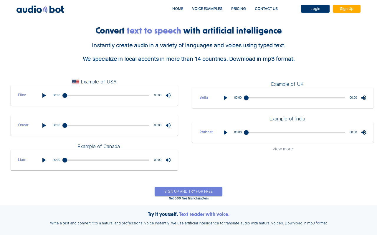Online product screenshot