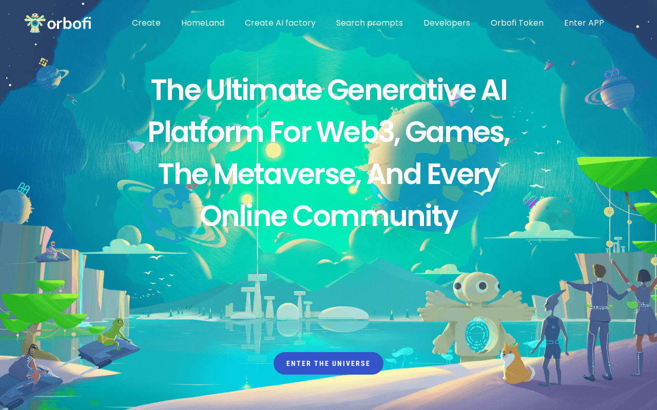 Orbofi product screenshot