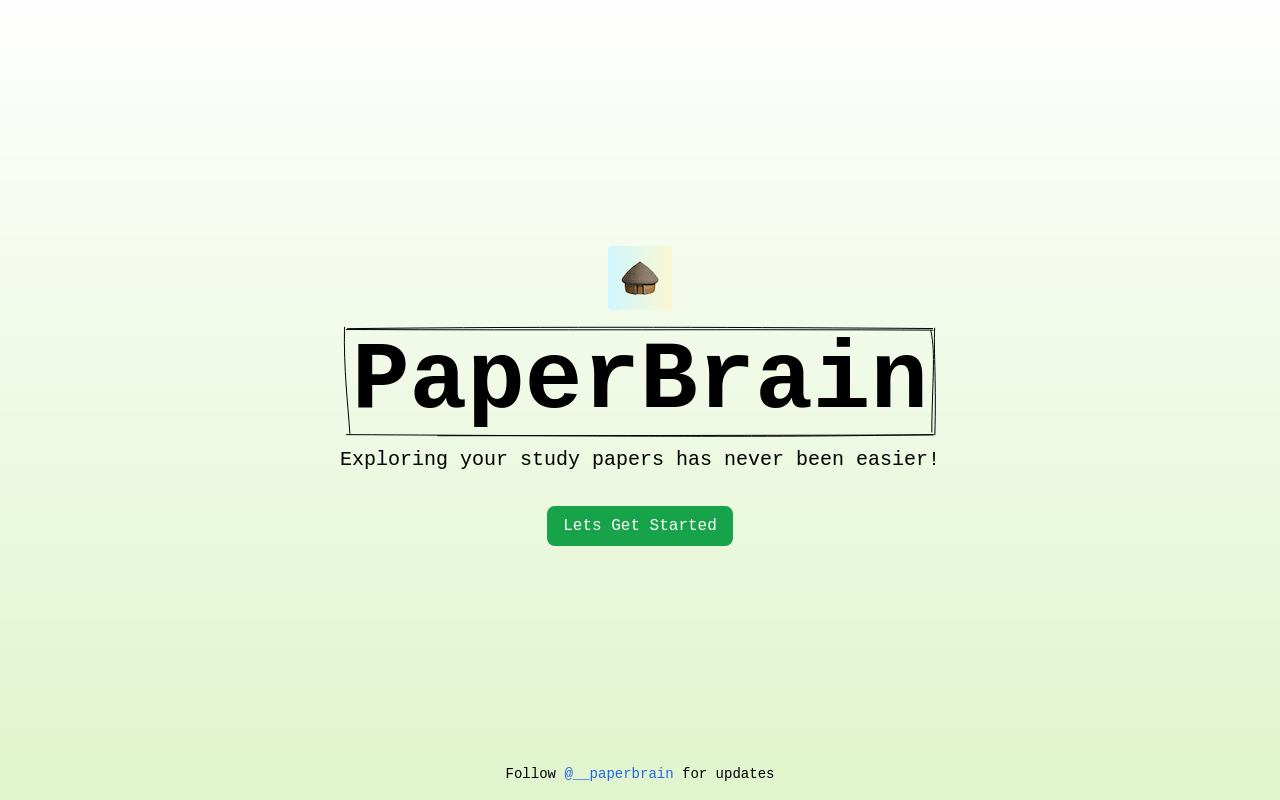 PaperBrain product screenshot