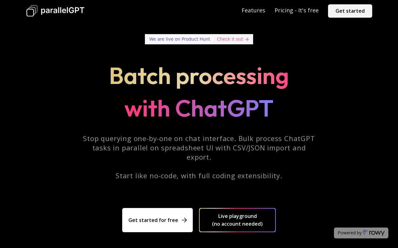 parallelgpt.ai product screenshot