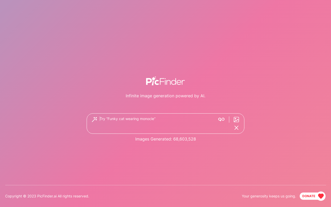 PicFinder.AI product screenshot