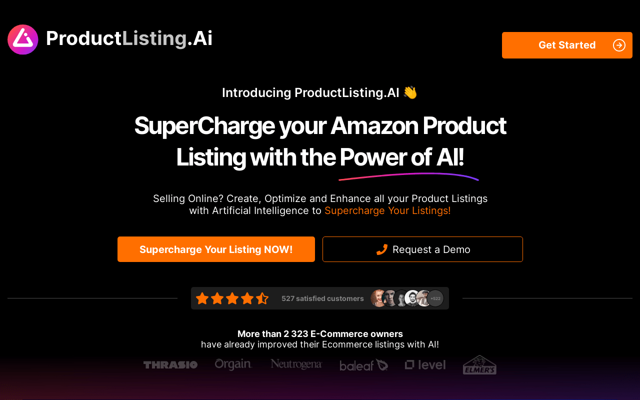 Productlisting.ai product screenshot