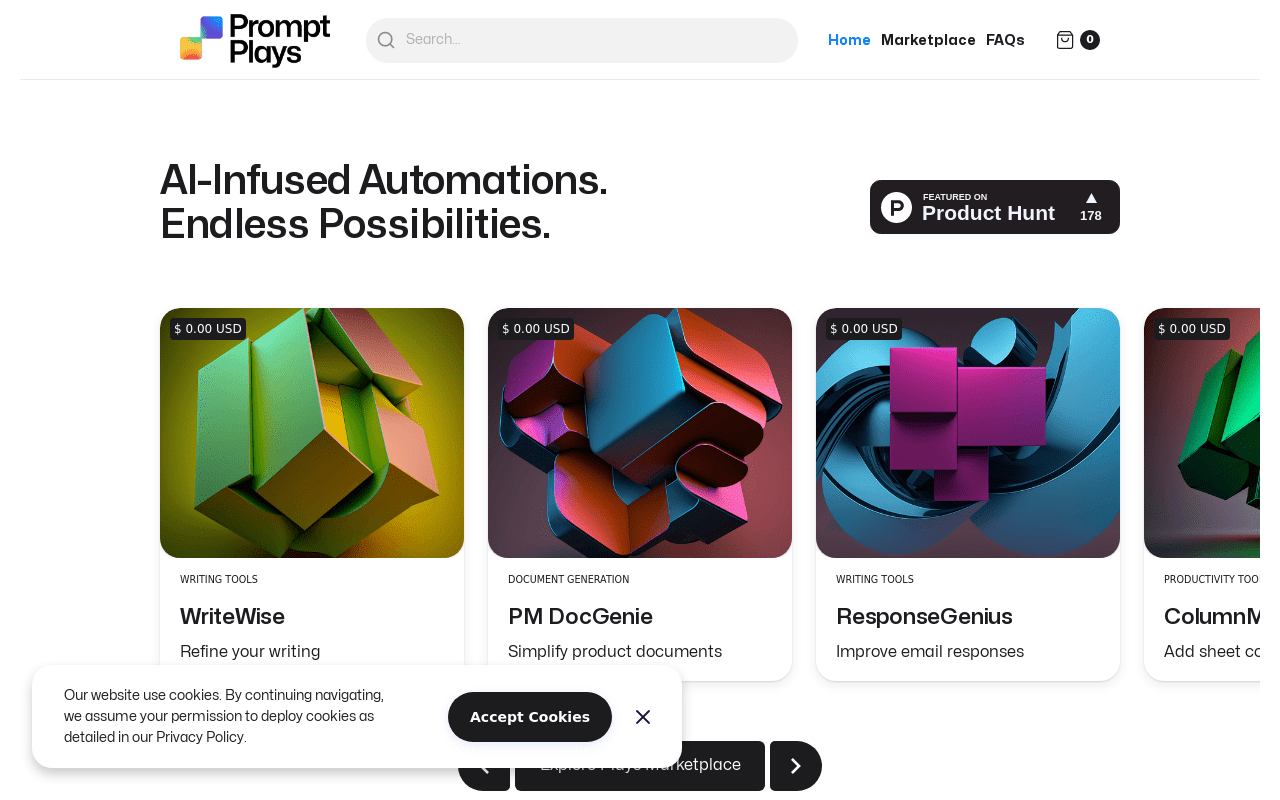 Promptplays.ai product screenshot