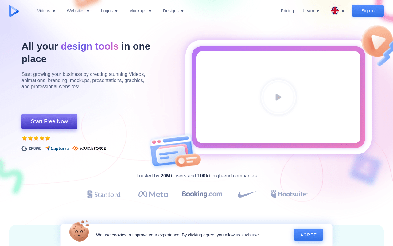 Renderforest.com product screenshot