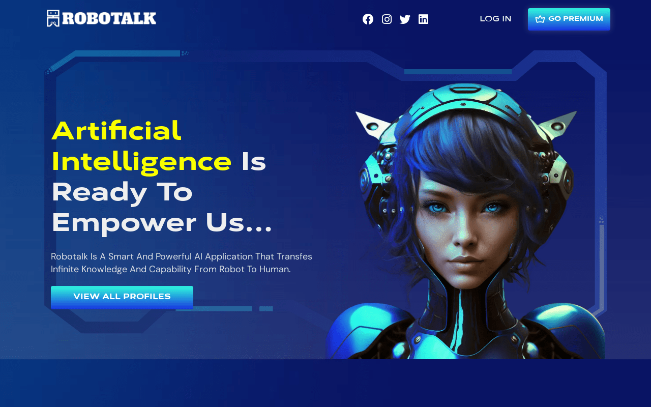 Robotalk.ai product screenshot