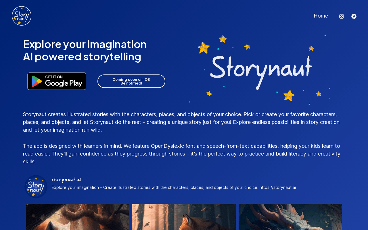 Storynaut.ai product screenshot