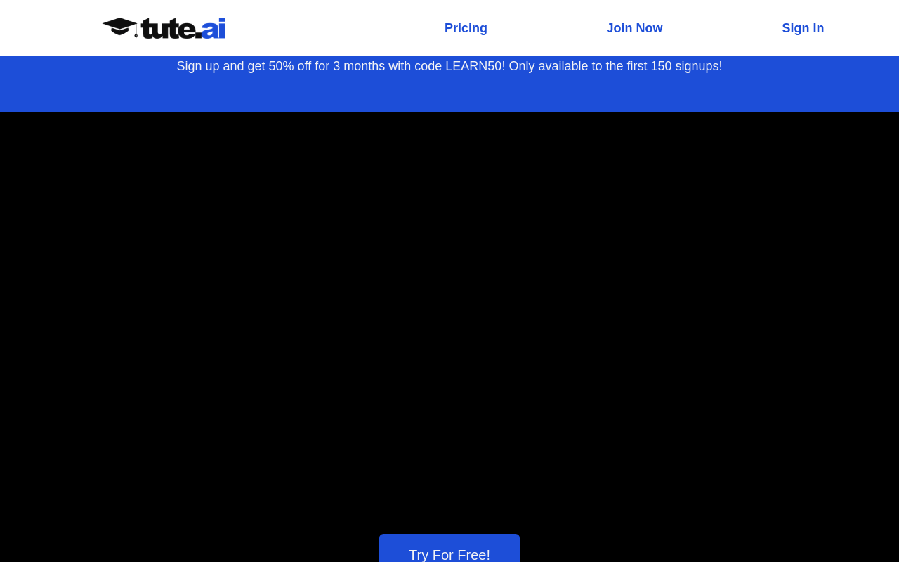 Tute.ai product screenshot