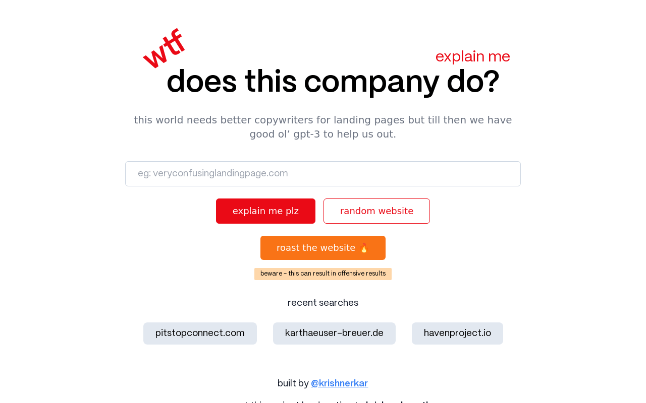Wtfdoesthiscompanydo.vercel.app product screenshot