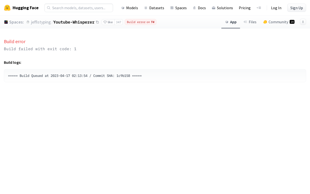 Youtube Whisperer product screenshot